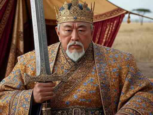 ilustrasi genghis khan